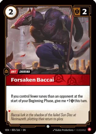 Forsaken Baccai — Vendetta