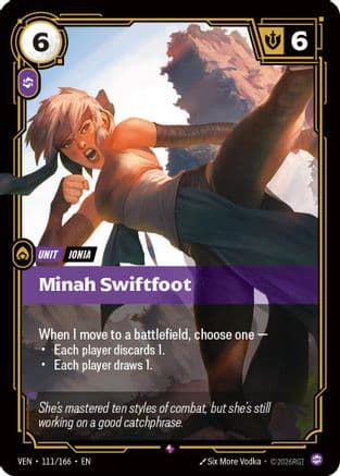 Minah Swiftfoot — Vendetta
