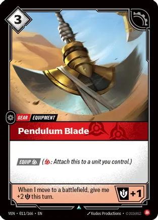 Pendulum Blade — Vendetta