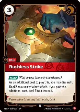 Ruthless Strike — Vendetta