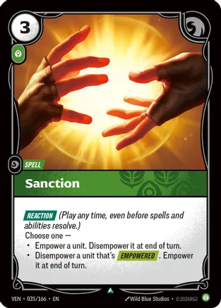 Sanction — Vendetta