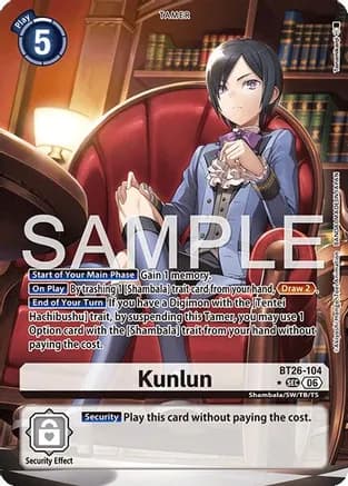 Kunlun (Alternate Art) — Digimon Card Game card