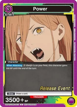 Power (013) — UE22BT: CHAINSAW MAN Release Event
