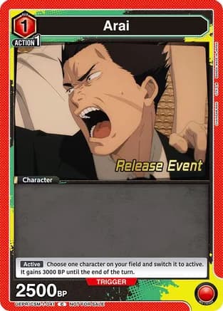 Arai — UE22BT: CHAINSAW MAN Release Event
