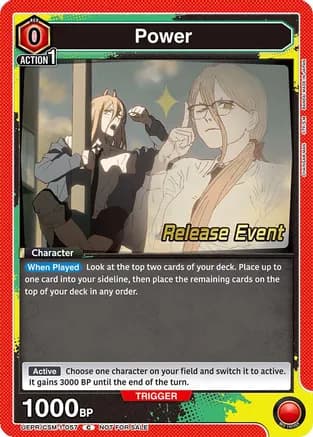 Power (057) — UE22BT: CHAINSAW MAN Release Event