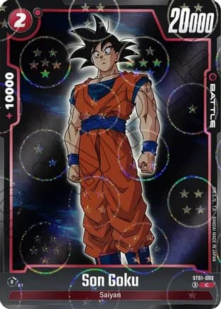 Son Goku - ST01-003 (Dragon Ball Pattern) — Story Booster 01