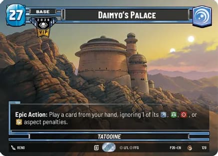 Daimyo's Palace — Galactic Championship 2026