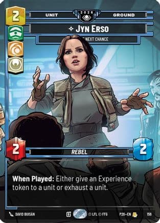 Jyn Erso - Take the Next Chance (Prize Wall) (Foil) — Galactic Championship 2026