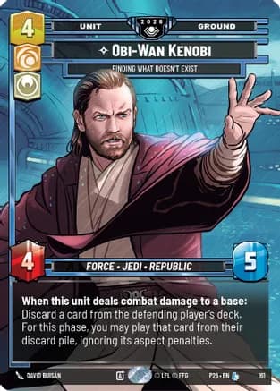 Obi-Wan Kenobi - Finding What Doesn't Exist (Prize Wall) (Foil)xist — Galactic Championship 2026
