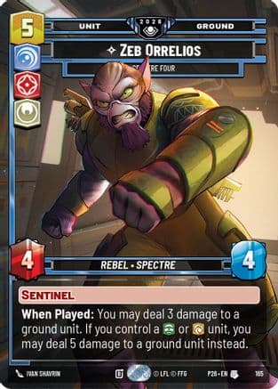 Zeb Orellios - Spectre Four — Galactic Championship 2026