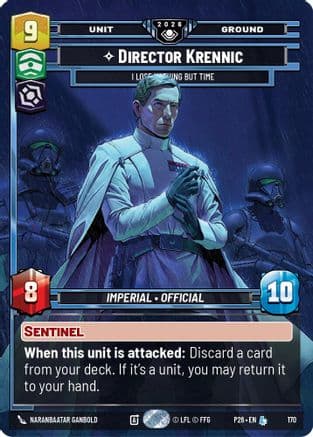 Director Krennic - I Lose Nothing But Time — Galactic Championship 2026