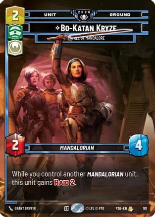 Bo-Katan Kryze - For All of Mandalore — Galactic Championship 2026