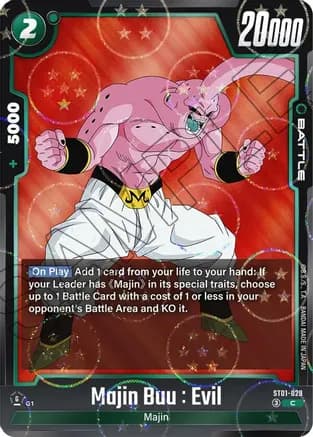 Majin Buu : Evil - ST01-029 (Dragon Ball Pattern) — Story Booster 01