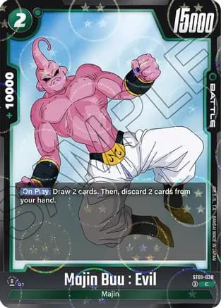 Majin Buu : Evil - ST01-030 (Dragon Ball Pattern) — Story Booster 01