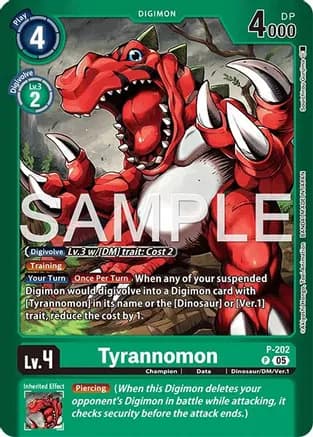 Tyrannomon — Limited Card Pack -Final Crest-