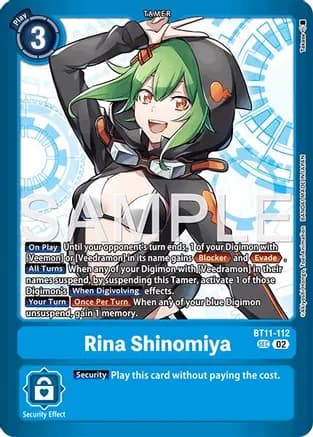 Rina Shinomiya — Limited Card Pack -Final Crest-