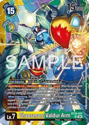 Chaosmon: Valdur Arm — Limited Card Pack -Final Crest-