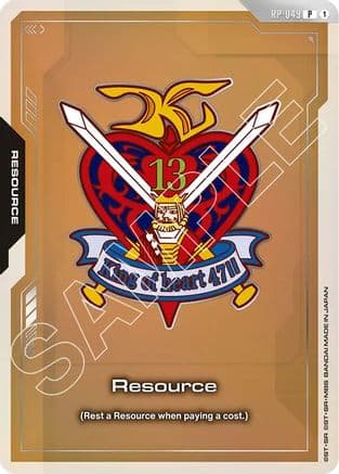 Resource (RP-049) (EVX07 Resource Set) — Promotional Resource Tokens