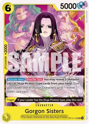 Gorgon Sisters (Tournament Pack 2026 Vol. 3) — One Piece Promotion Cards