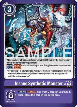 Insane Synthetic Monster — Limited Card Pack -Final Crest-