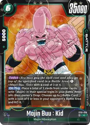 Majin Buu : Kid - ST01-039 (Dragon Ball Pattern) — Story Booster 01