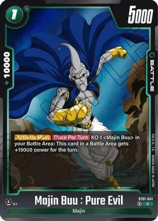 Majin Buu : Pure Evil - ST01-041 — Story Booster 01