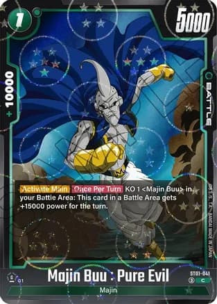 Majin Buu : Pure Evil - ST01-041 (Dragon Ball Pattern) — Story Booster 01