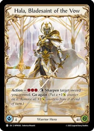 Hala, Bladesaint of the Vow — Mastery Pack Warrior