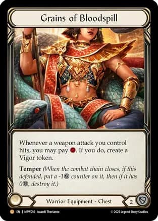 Grains of Bloodspill — Mastery Pack Warrior