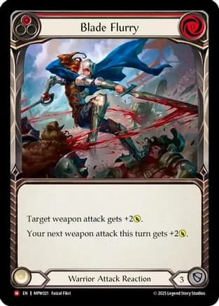 Blade Flurry (Red) — Mastery Pack Warrior