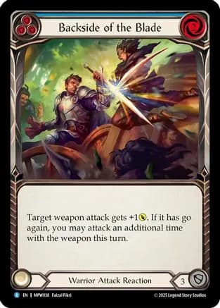Backside of the Blade (Blue) — Mastery Pack Warrior
