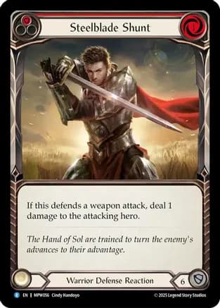 Steelblade Shunt (Red) — Mastery Pack Warrior