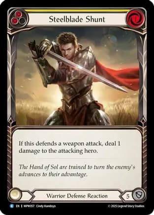 Steelblade Shunt (Yellow) — Mastery Pack Warrior