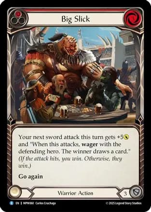 Big Slick (Red) — Mastery Pack Warrior
