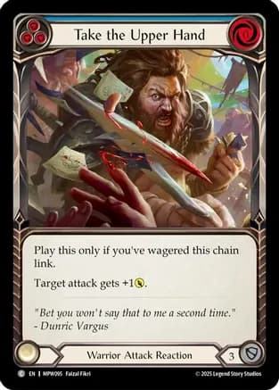 Take the Upper Hand (Blue) — Mastery Pack Warrior