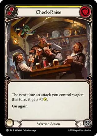 Check-Raise (Yellow) — Mastery Pack Warrior