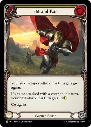 Hit and Run (Yellow) — Mastery Pack Warrior