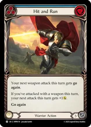 Hit and Run (Blue) — Mastery Pack Warrior