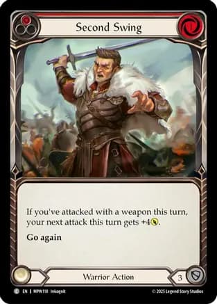 Second Swing (Red) — Mastery Pack Warrior