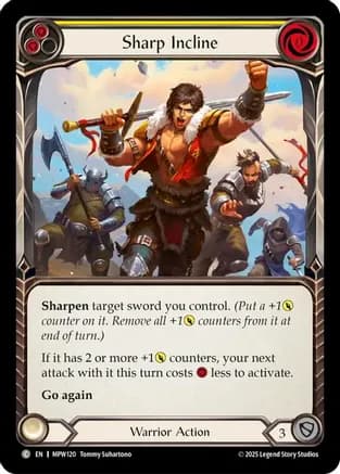 Sharp Incline (Yellow) — Mastery Pack Warrior