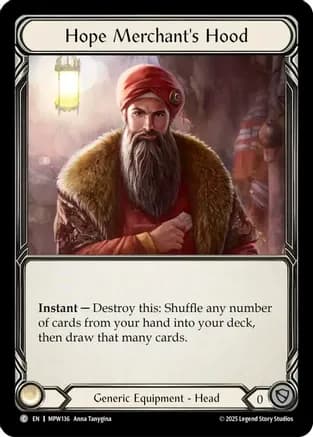Hope Merchant's Hood — Mastery Pack Warrior