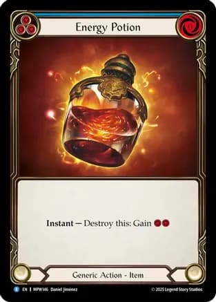 Energy Potion (Blue) — Mastery Pack Warrior