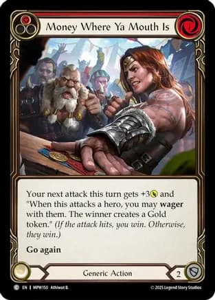 Money Where Ya Mouth Is (Red) — Mastery Pack Warrior