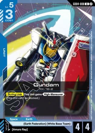 Gundam (GD04-008) (WCS 26-27 Participation Pack Vol.2) — Gundam Promotional Cards