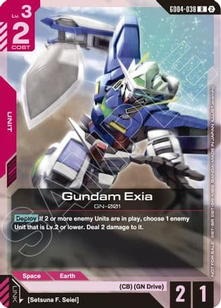 Gundam Exia (GD04-038) (Event Pack 02) — Gundam Promotional Cards
