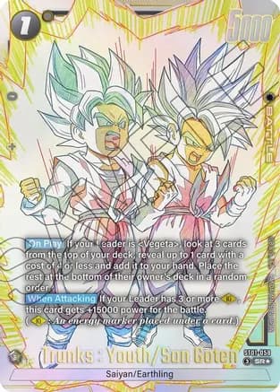 Trunks : Youth/Son Goten (Alternate Art) — Story Booster 01