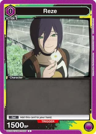 Reze (025) (Box Topper Foil) — UE22BT: CHAINSAW MAN