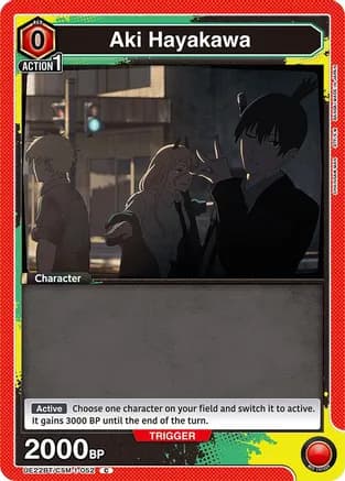 Aki Hayakawa (052) (Box Topper Foil) — UE22BT: CHAINSAW MAN