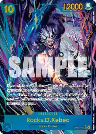 Rocks.D.Xebec (118) (Alternate Art) — The World's Strongest Warriors