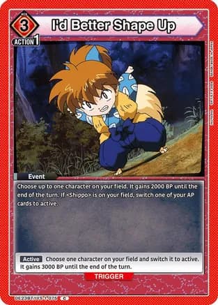 I'd Better Shape Up — UE23BT: Inuyasha